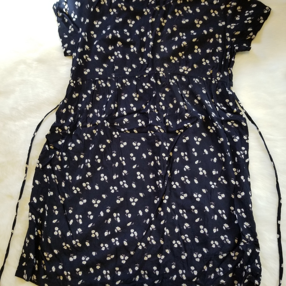 Navy blue maternity summer romper size M